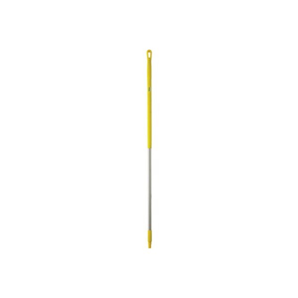 Vikan 59in Aluminum Handle, Yellow